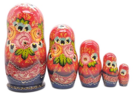 Матрешка авторская "Москва" 18 см. арт. 573529