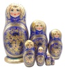 Матрешка Тверская синяя 23 см. 7 мест арт. 542198