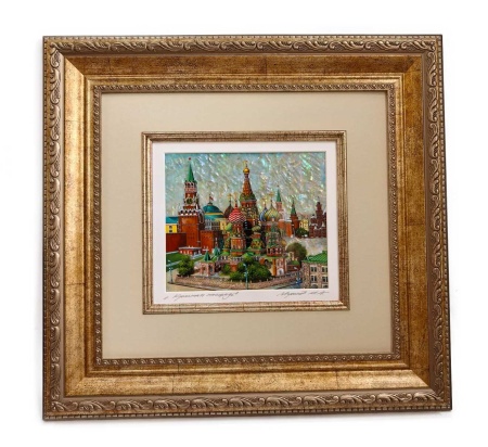 Картина эмаль на перламутре 32х34 см. арт. 8757633