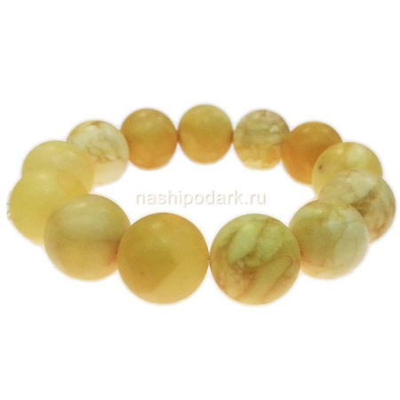 картинка Браслет из янтаря 1.7см 33гр Арт. 050419709 магазин 