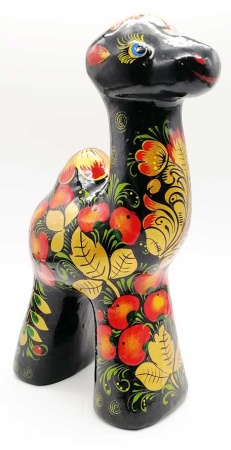 Верблюд Ермиловская игрушка под хохлому 20х10 см. арт. 9456511