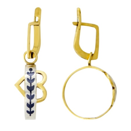 картинка Серебряные Серьги "Мечта" Арт: 10030876А06 