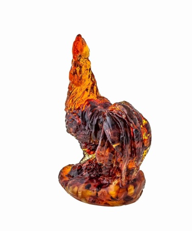 Птица Петух Янтарный арт. 1360