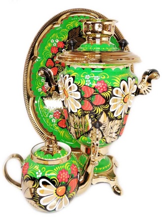 Самовар электрический набор 3 литра "Ромашки" арт. 9462293 