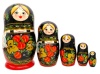 Матрешка "Хохлома" 5 мест 18 см. арт. 987133