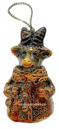 Коза колокольчик Петровская игрушка 8х4 см. арт. 657281 