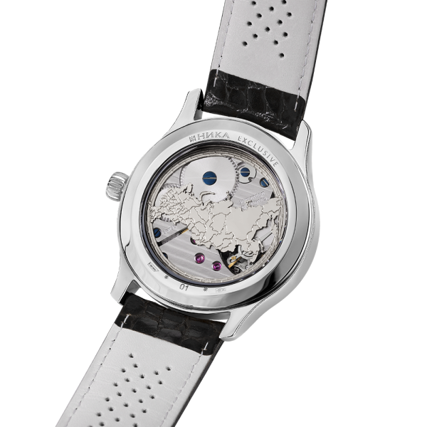 Серебряные мужские часы НИКА EXCLUSIVE 1102.1.9.72A 