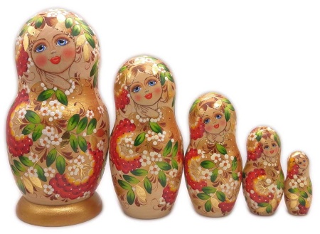 Матрешка "Рябинка" 18 см. 5 мест арт. 658633