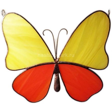 Витражная подвеска "Бабочка" 10х11см Арт. 150319552 