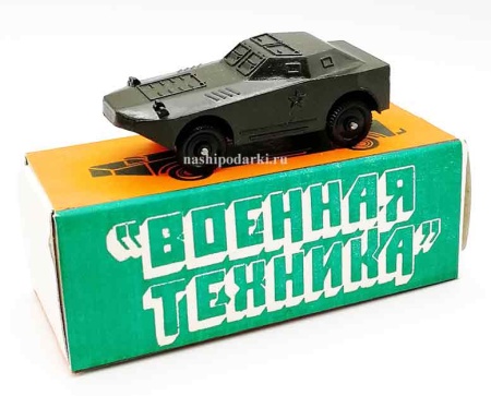 Металлическая военная модель Бронеавтомобиль 8х3 см. арт. 432211 