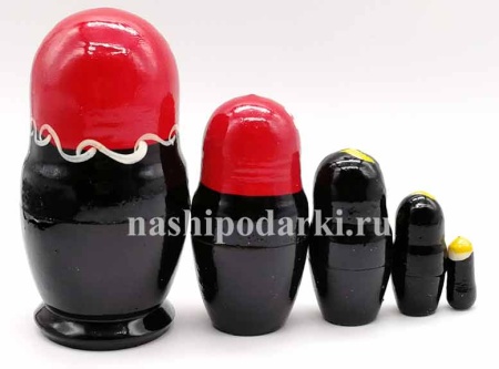 Матрешка недорогая 11 см. 5 мест арт. 734673