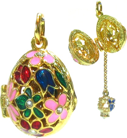 Кулон открывающийся "Розовая ромашка" арт. 121401003