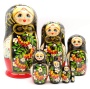 Матрешка "Хохлома рябинка" 7 мест 21 см. арт. 272999