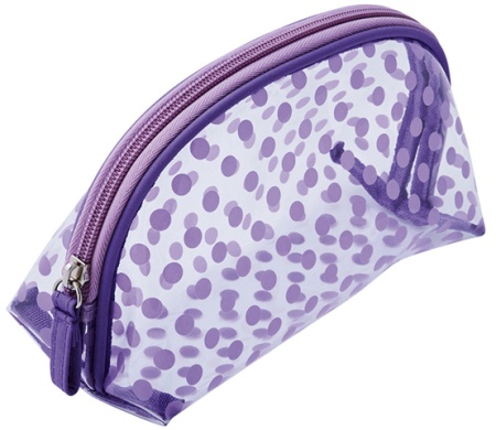 Косметичка "Горох" DEWAL BEAUTY BG-12purple 