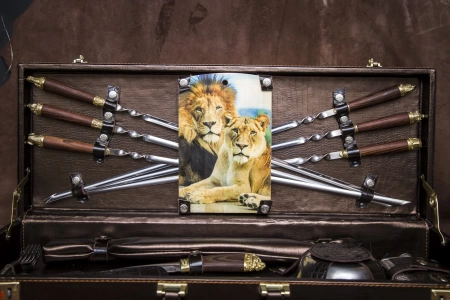 Дипломат набор "Странник" для шашлыка арт. 6742332 