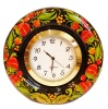 Часы настольные хохлома 10х10см арт. 11111