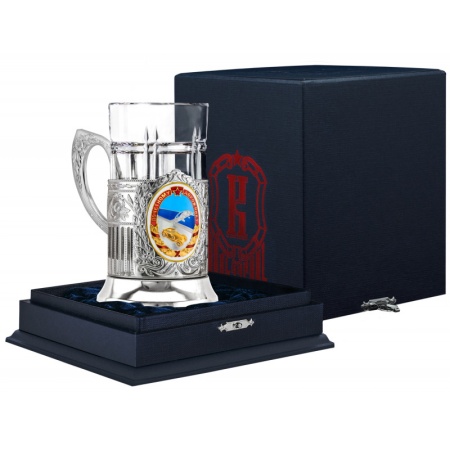 Подстаканник посеребренный "Почетному Дорожнику" Артикул: ПС03315, 