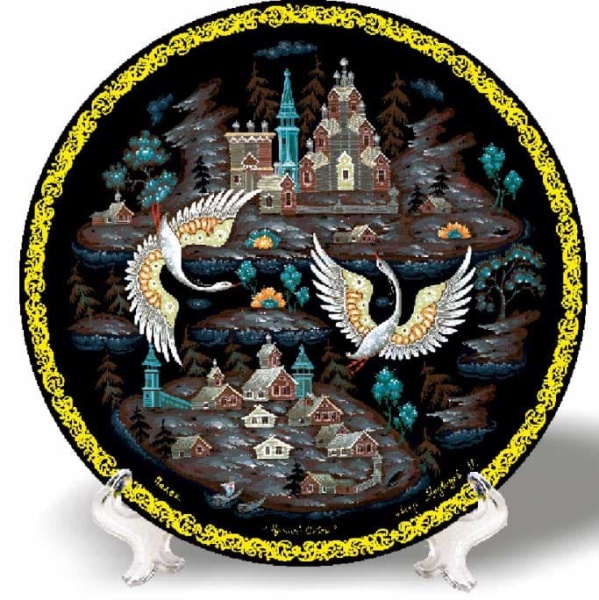 Тарелка сувенирная сувенирная "Север"