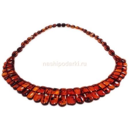 картинка Колье из янтаря 18гр Арт.  090419741 магазин 
