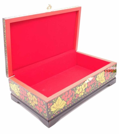 Шкатулка Хохлома для украшений 23х14х8 см. арт. 765722