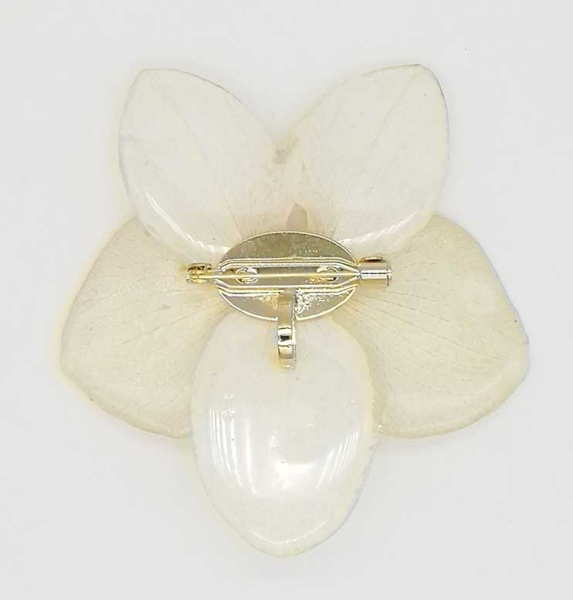 Орхидея в ювелирной смоле 8х8 см. арт. 73245 