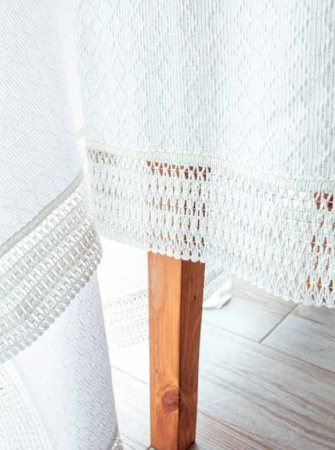 СКАТЕРТЬ ДОМОТКАНАЯ "БИСЕР" 220х150 см. Артикул с-375 