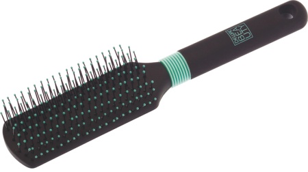 Массажная щетка прямоугольная "Бирюза" DEWAL BEAUTY DBBZ4 