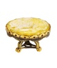 Стол Журнальный из латуни с янтарем 55х30 мм. арт. 2272