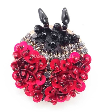 Броши из бисера