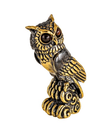 Птица Филин пернатый без подставки 20х45 мм. арт. 2361.1