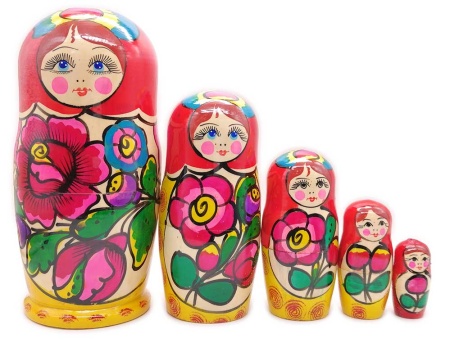 Матрешка майданская 18 см. 5 мест арт. 7657221