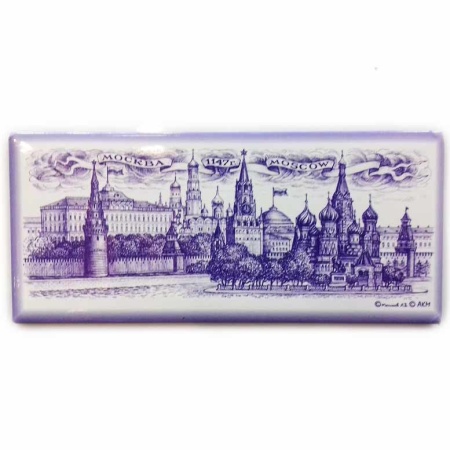 Магниты с видами Москвы "Кремль" 4х12см Арт. 140219235