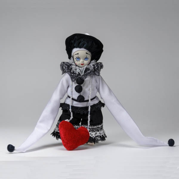 Пьеро - интерьерная кукла-пупс арт. 8978644