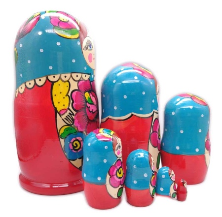 Матрешка Полхов 21 см. 7 мест арт. 896933