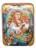 Шкатулка лаковая "Хуторок" 10х14 см. арт. 5875332