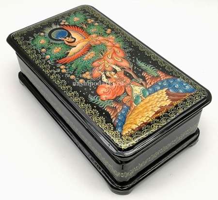 Шкатулка палех тройка 18х10см арт. 8752688 