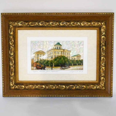 Гравюра на перламутре 