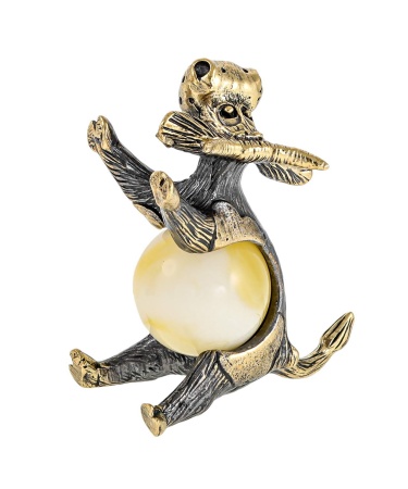 Бык Игруля с шариком 40х35 мм. арт. 2562 Бык Игруля с шариком 40х35 мм. арт. 2562