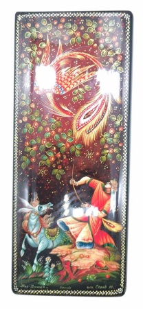 Лаковая миниатюра Жар птица 9х22 см. арт. 794299
