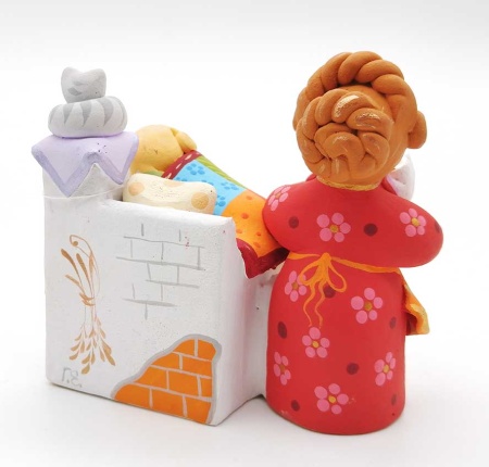 Ковровская игрушка "Печка" 9х10 см. арт. 890167313