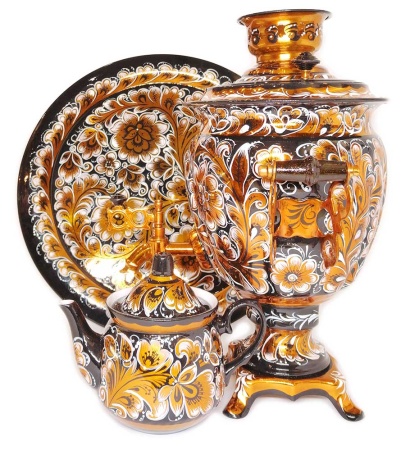 Самовар 3 литра набор "Кудрина" арт. 7675653 