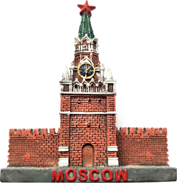 картинка Фигурка Москва, Спасская башня 9 см. арт. 6001002101 магазин 