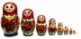 Матрешка вятская сувенирная 10 мест 18см арт. 9871123