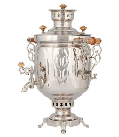 Самовар на дровах, форма банка, 5л 37х 28х49см 