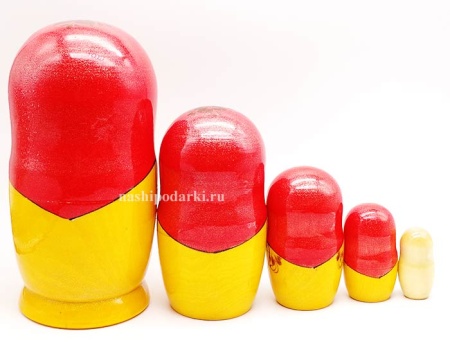 Матрешка цветы 5 мест 17см арт. 98612762