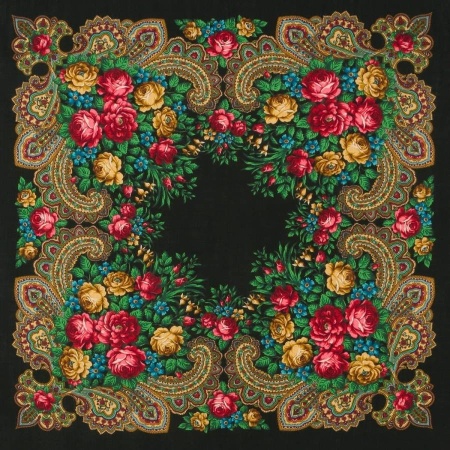 Павлопосадские платки "Незнакомка" Арт. 779-18 