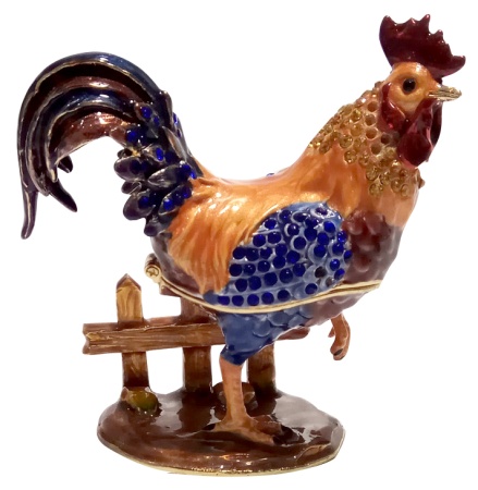 Шкатулка "Петух у забора" арт. WS0JB90402J1 