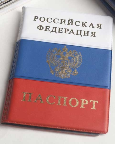 Обложка для паспорта, герб, Триколор