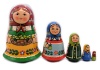Матрешка Сергиево-посадская 5 мест 12 см. арт. 7231298