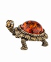 Фигурка из латуни Черепаха весёлая 40х22 мм. арт. 471